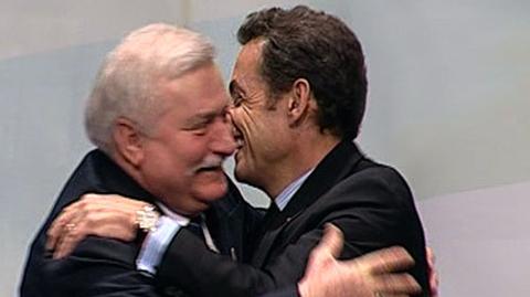 Sarkozy o Lechu Wałęsie