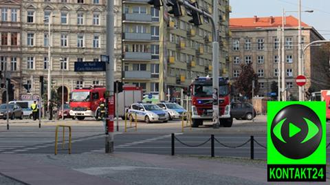 Wrocławska policja o "bombie" w centrum miasta