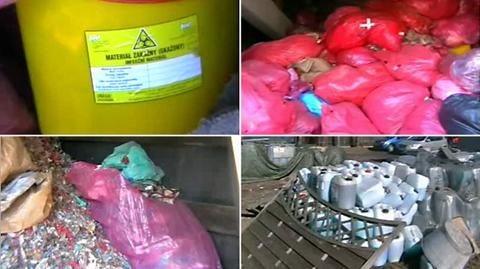 Prokuratura: W sumie sto ton odpadów medycznych 
