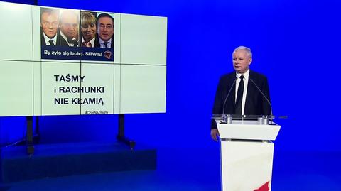 Kaczyński ostrzega przed cenzurą i krytykuje PKW "Maszerujemy na Wschód"