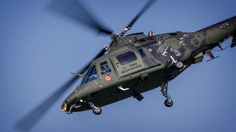 Pilot wypadł z maszyny AW-109