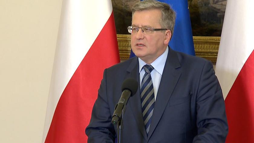 Bronisław Komorowski apeluje o "uspokojenie debaty" wokół kwestii liczenia głosów 