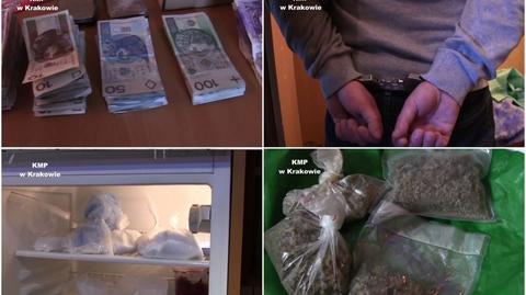 W mieszkaniu policja znalazła znaczną ilosć narkotyków