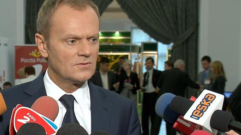 Tusk: Koalicja nie ma problemu z większością. Rekonstrukcja rządu w listopadzie