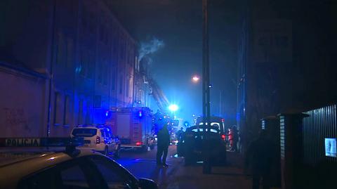 Pożar w jednym z budynków w Częstochowie, siedem osób w szpitalu 