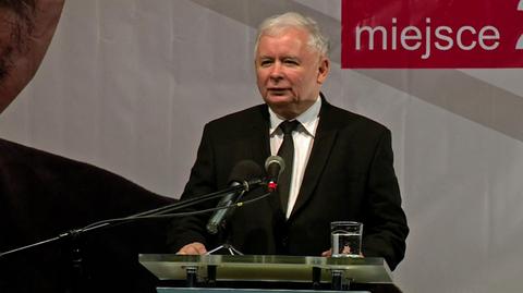 Kaczyński o odrzuceniu worka kamieni w postaci koalicji PO-PSL