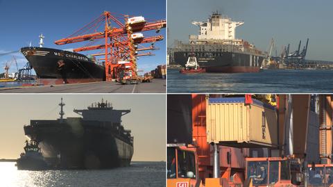 Do portu w Gdyni wpłynął najdłuższy kontenerowiec w historii