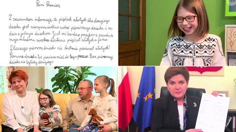 9-letnia Julia napisała list do premier Szydło