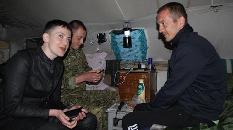 Donbas. Nadija Sawczenko w Donbasie