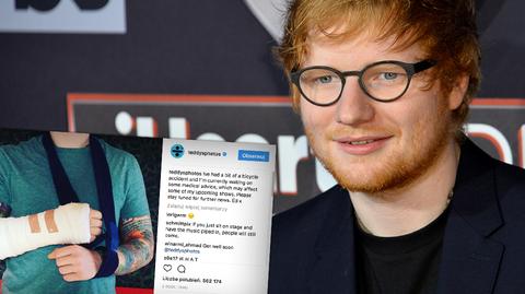 Ed Sheeran miał wypadek