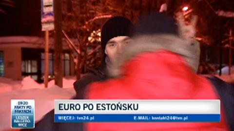Przerwali program. Estońska radość z euro?