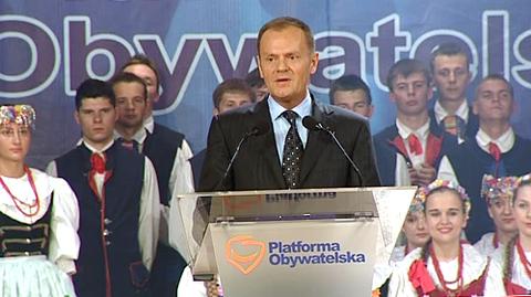 Tusk szefem PO jeszcze tylko przez cztery lata