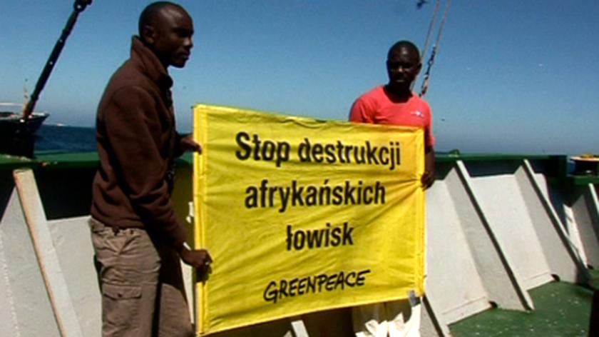 Reportaż TVN24 o przeławianiu ryb u wybrzeży Afryki