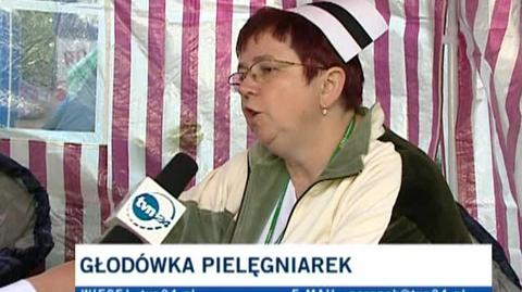 Halina Peplinska pierwsza zaczęła głodówkę przed kancelarią premiera