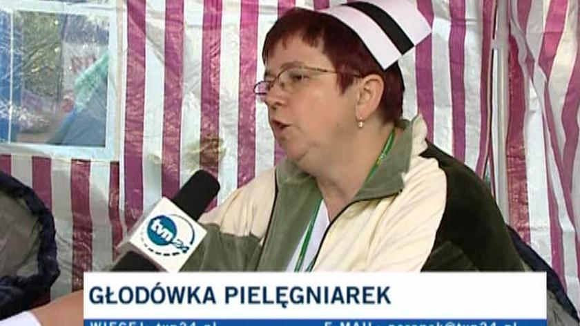 Halina Peplinska pierwsza zaczęła głodówkę przed kancelarią premiera