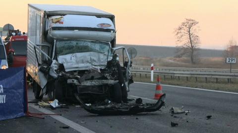 Wypadek na A1. Jedna osoba nie żyje