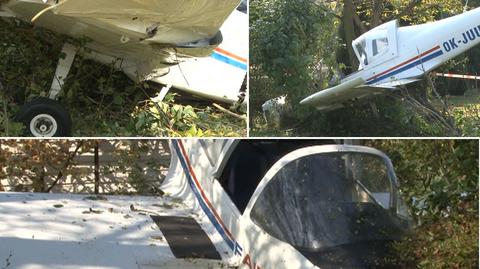Wypadek samolotu w Piotrkowie