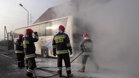 Jechali na narty. Autobus zapalił się podczas jazdy