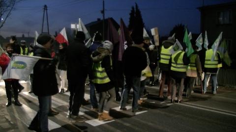 Przeciwnicy powiększenia Opola blokowali drogę do elektrowni