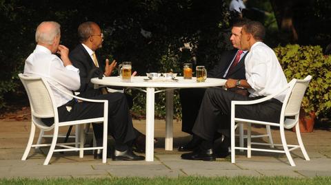 Piwne rozmowy w ogrodzie Obamy
