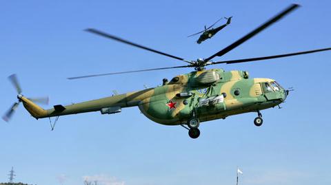 Rosyjskie ćwiczenia z udziałem Mi-8