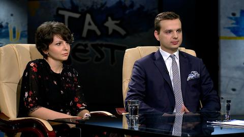 Monika Rosa i Jakub Kulesza w Tak Jest