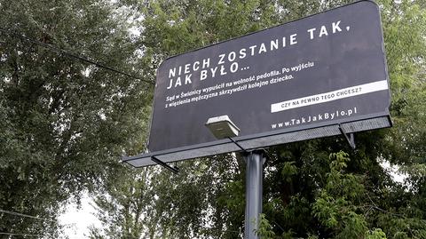 Kto powinien ponieść odpowiedzialność za kampanię billboardową: "zarząd fundacji, pani premier i pan Terlecki"