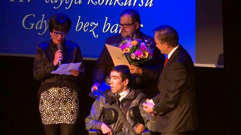 Patryk dostał medal za osiągnięcia w przełamywaniu stereotypów w myśleniu niepełnosprawności