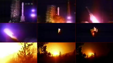 Katastrofa rakiety z amerykańskim satelitą na kosmodromie Xichang