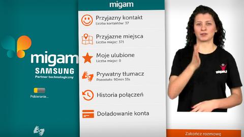 "Jedno kliknięcie i łączymy się z tłumaczem". Tłumacz Migam to innowacyjne rozwiązanie dla osób głuchoniemych