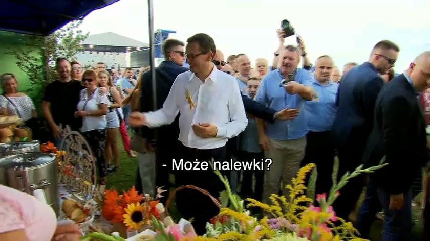 Premier Morawiecki podczas pikniku rodzinnego PiS w Stalowej Woli