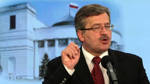 Marszałek Komorowski: Nie damy się wciągnąć w rozważania nt. impeachmentu prezydenta