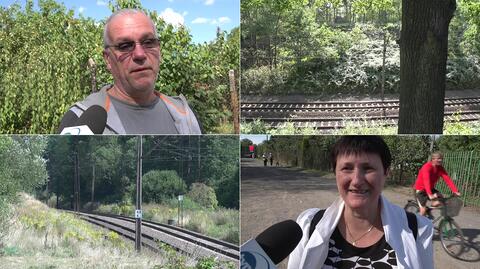 Mieszkańcy Wałbrzycha i turyści o "złotym pociągu"