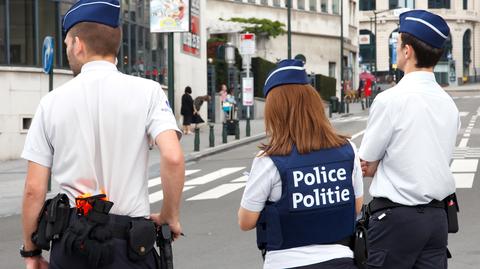 W Brukseli zaatakowano policjantów 