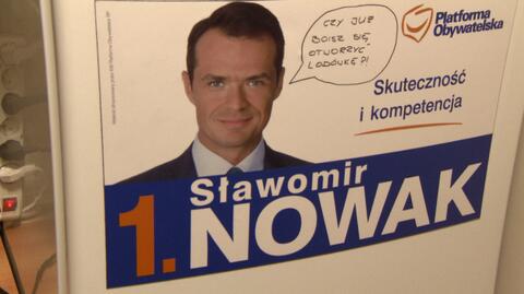 Nowak żegna się z PO 