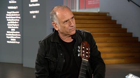TVN24's Łukasz Jedliński interviews Israeli songwriter David Broza