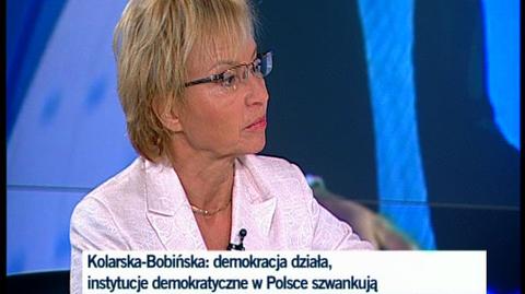 Kolarska-Bobińska: ważne jest, czy i jaka powstanie koalicja po wyborach