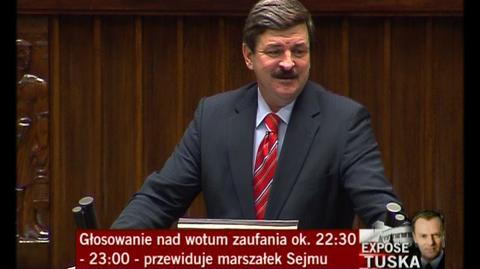 Stanowisko PSL przedstawił Jarosław Kalinowski