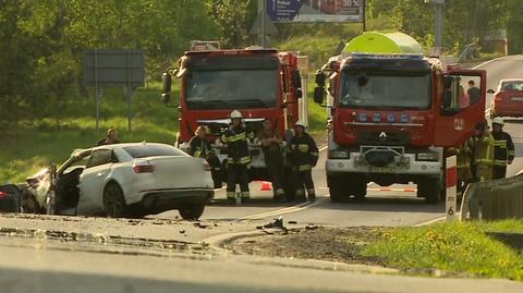 Trzy osoby zginęły w wypadku koło Krakowa