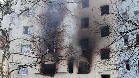 Wybuch w bloku mieszkalnym w Blankenburgu