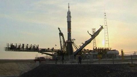 Rosyjski statek kosmiczny Sojuz prawie gotowy do wystrzelenia