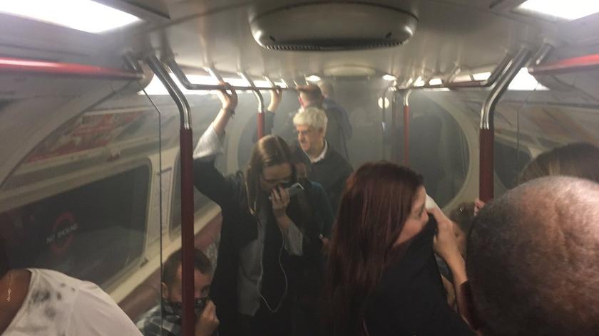 Pożar w metrze na Oxford Circus