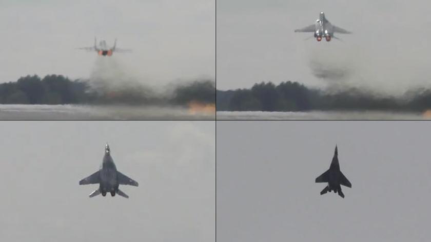 Zamienił MiG-a w rakietę. Polski pilot zachwycił internautów