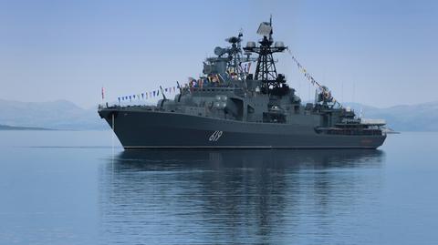 Rosyjska flota na ćwiczeniach