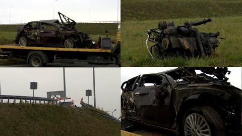 Do wypadku doszło na węźle autostradowym w Strykowie