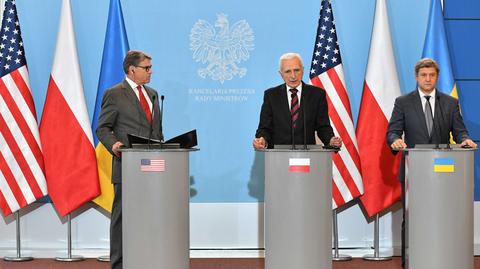 Polska, Ukraina i USA deklarują wspólne działanie na rzecz bezpieczeństwa dostaw gazu