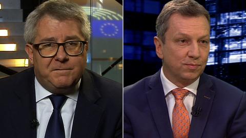 Ryszard Czarnecki i Andrzej Halicki w "Kropce nad i"