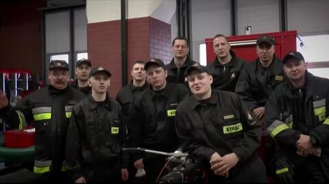 Strażacy nagrali spot, zachęcają do pomocy swojemu koledze