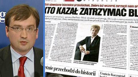 Zbigniew Ziobro: "Gazeta Wyborcza" manipuluje faktami