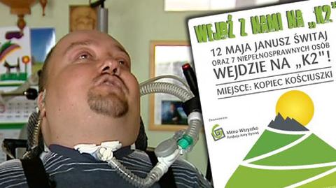 Janusz Świtaj organizuje wyprawę na Kopiec Kościuszki